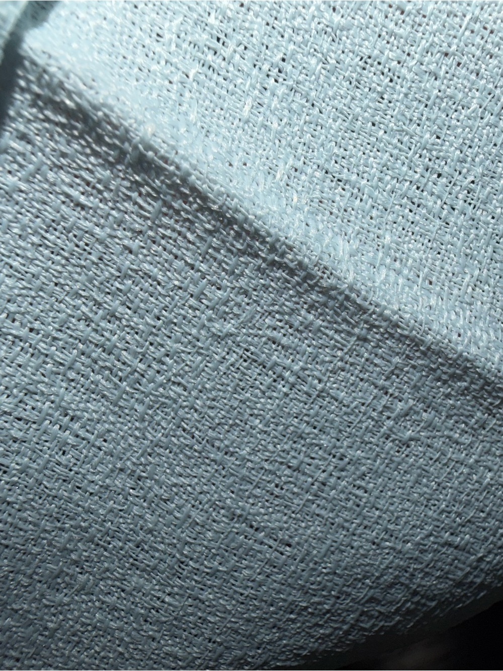 Vintage Korean Wool Blend Pant‎ Suit Light Blue Pastel 2pc Set Blazer & Trousers - Picture 12 of 16